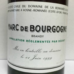 1981 Domaine de la Romanee-Conti Marc de Bourgogne Eau-de-Vie, France (750ml)