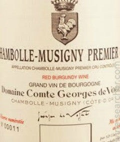 1996 Domaine Comte Georges de Vogue Chambolle-Musigny Premier Cru, Cote de Nuits, France