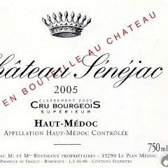 2005 Chateau Senejac, Haut-Medoc, France (750ml)